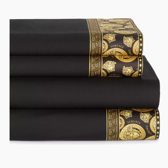 VERSACE MEDUSA Amplified 4-piece Full sheet set NIB - Picture 1 of 5